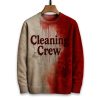 Cleaning Crew Bloody Art Sweatshirt