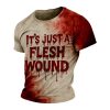 It’s Just A Flesh Wound Blood Art Shirt