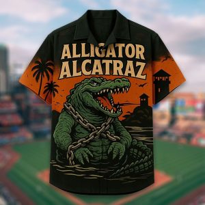 Alligator Alcatraz Everglades Florida Hawaiian Shirt